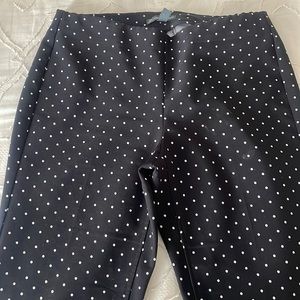 BLACK POLKA DOT PANTS